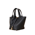 Leather Basket Bag
