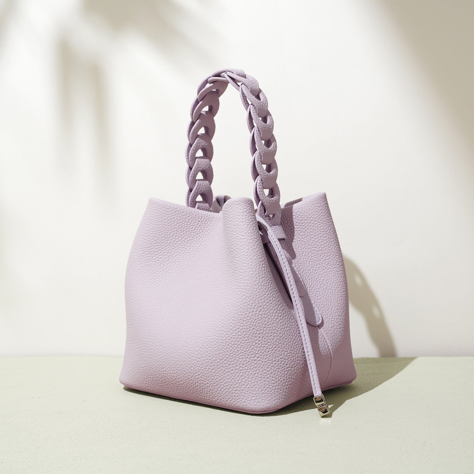 Leather Bucket Bag