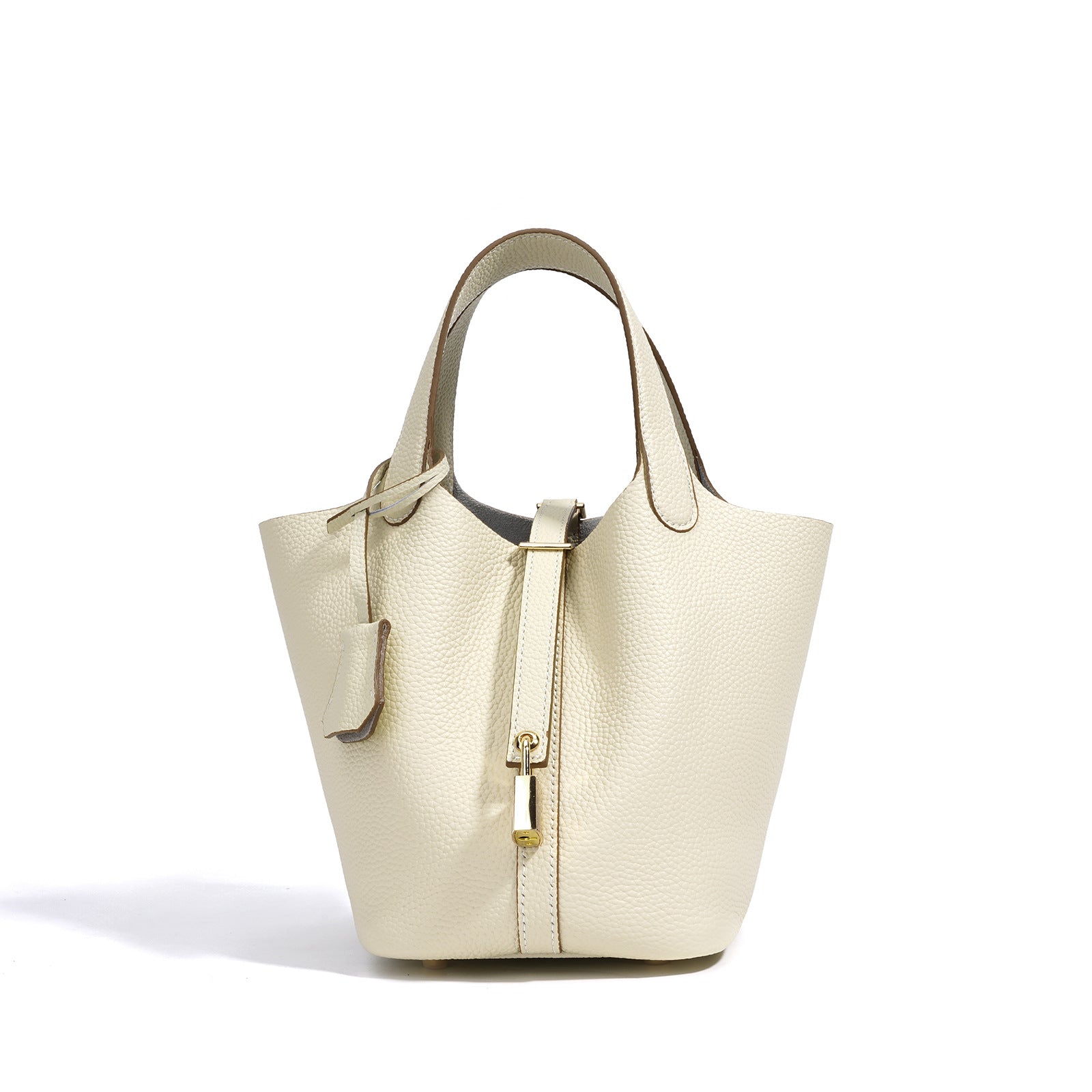 Leather Basket Bag