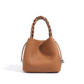 Leather Bucket Bag