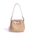 Woven Bucket Crossbody Bag
