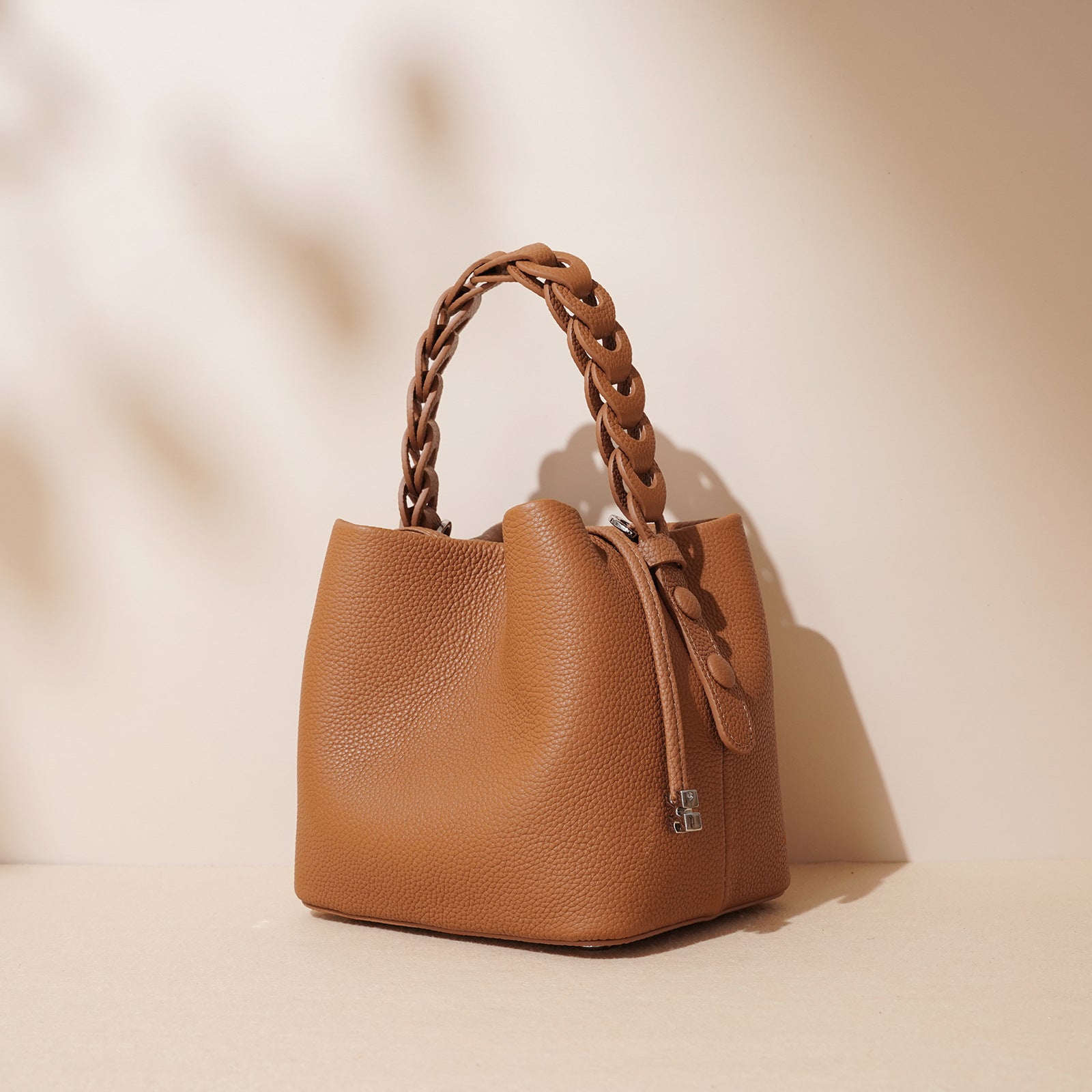 Leather Bucket Bag
