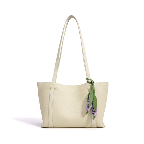 Hyacinth Leather Tote