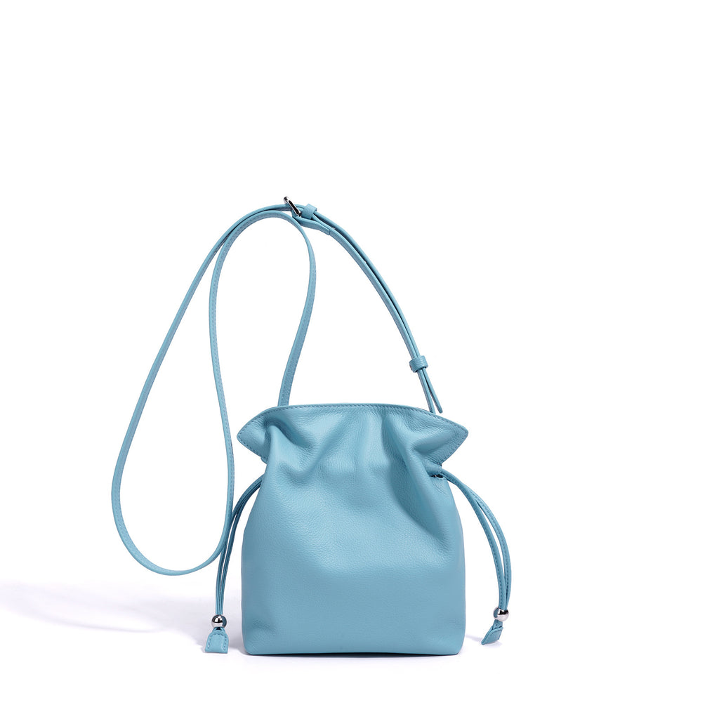Mini Leather Bucket Bag