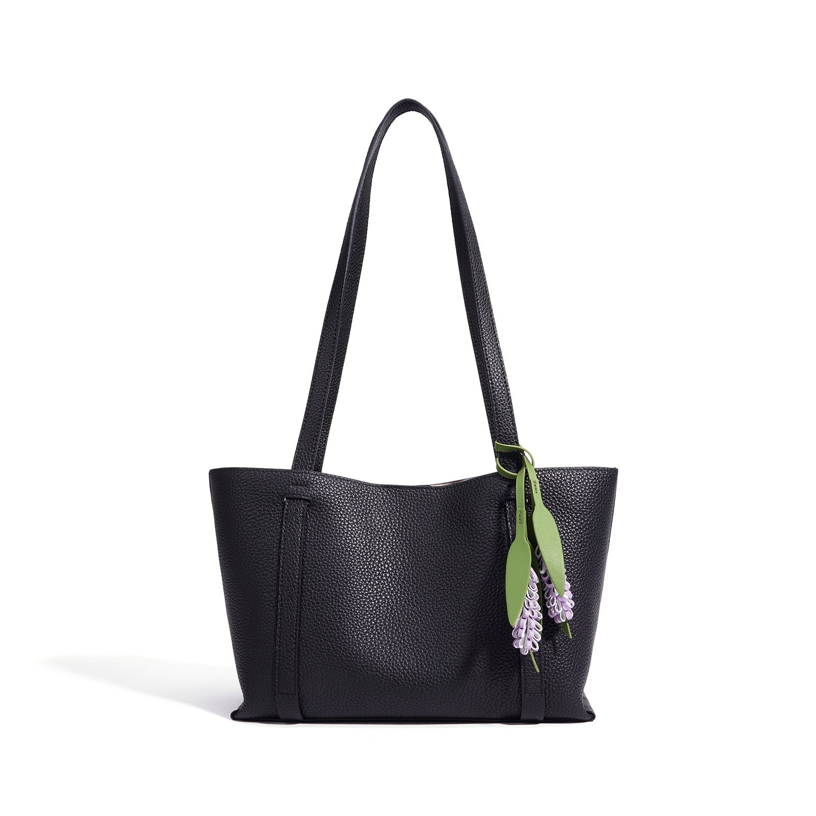 Hyacinth Leather Tote